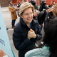 Democratic presidential candidate Sen. Elizabeth Warren greets supporters before the Iowa Democratic Party’s Liberty and Justice Celebration, Friday, Nov. 1, 2019, in Des Moines, Iowa.